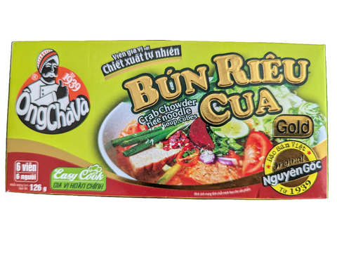 Bún Riêu Cua 🦀 crab chowder rice noodle soup cubes